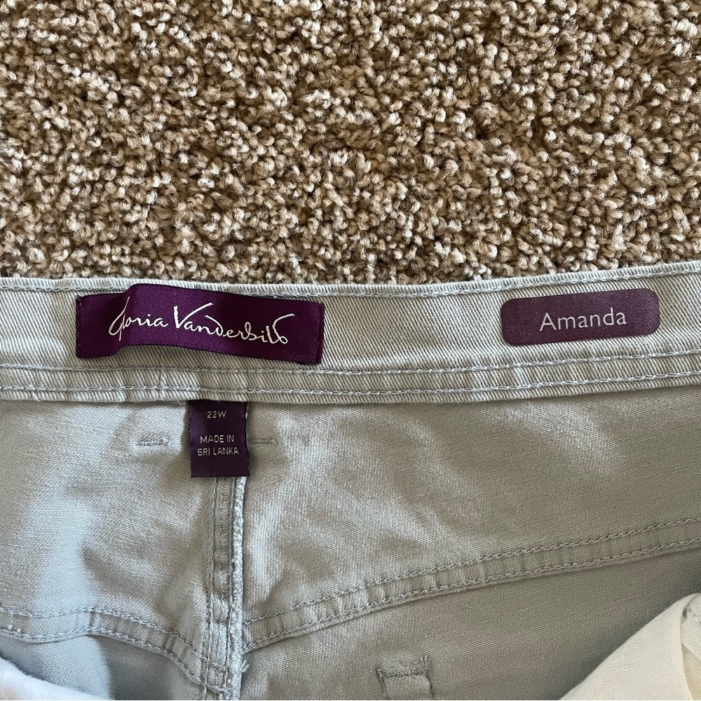 Gloria Vanderbilt Amanda Classic Original Flattering Jeans Womens 22W Straight - Picture 2 of 13